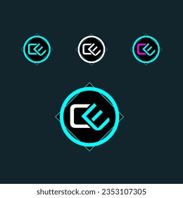 CE-Zeichen-Logo, Vektordesign