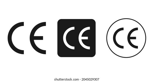 Ce Mark Ce Symbol Icon Certification Stock Vector (Royalty Free ...