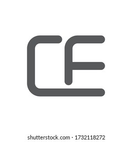 ce mark vector icon symbol isolated on white background