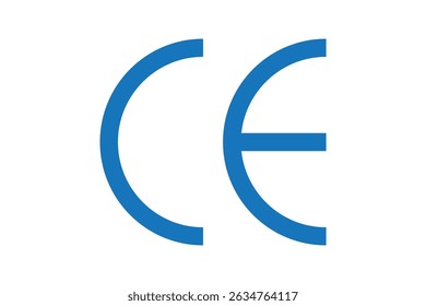 VECTOR de icono de marcado CE archivo eps 10 