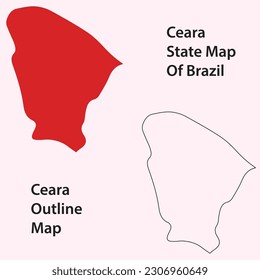 mapa del estado de ceara en brasil