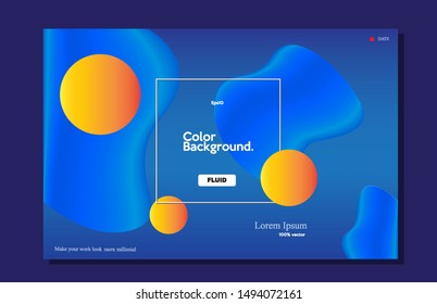 Ceative wallpaper. Trendy globe orange composition for wallpaper design, background, card bussenis, cover music, cover book, landing page etc -vector