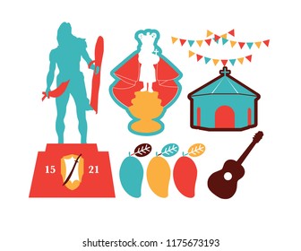 Cebu Icons Vector