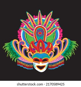 Cebu Sinulog Masskara Philippines vector design