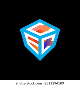 Logo de la carta CEC diseño creativo con gráfico vectorial, logotipo CEC simple y moderno. Diseño de alfabetos lujosos de la CEC  