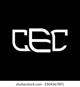 CEC logo design, CEC simple and modern logo. CEC luxurious alphabet design  