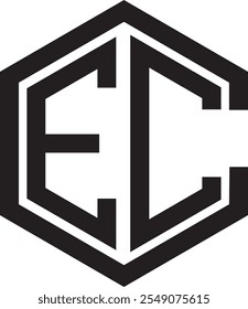 CEC Polygon logo design, icon, symbol, vector file 