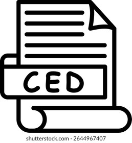 CED CAD formato de arquivo de design de engenharia