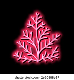 cedar plant aromatherapy neon light sign vector. cedar plant aromatherapy illustration