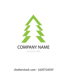 cedar tree icon logo vector