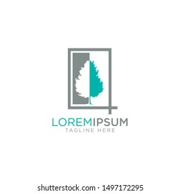 Cedar Tree Logo Design Vector