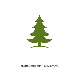 Cedar Tree Logo Template Vector Icon Stock Vector (Royalty Free ...