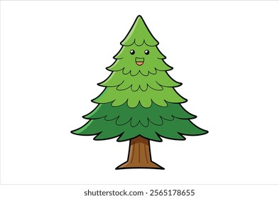 cedar vector,  icon vector illustration, cedar silhouette of a cedar isolated on a white background, eps, png, vector,