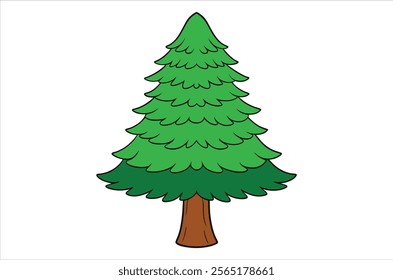 cedar vector,  icon vector illustration, cedar silhouette of a cedar isolated on a white background, eps, png, vector,