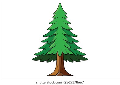 cedar vector,  icon vector illustration, cedar silhouette of a cedar isolated on a white background, eps, png, vector,