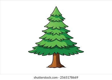 cedar vector,  icon vector illustration, cedar silhouette of a cedar isolated on a white background, eps, png, vector,