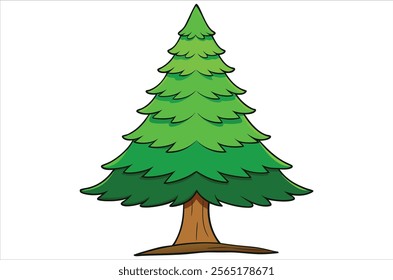 cedar vector,  icon vector illustration, cedar silhouette of a cedar isolated on a white background, eps, png, vector,