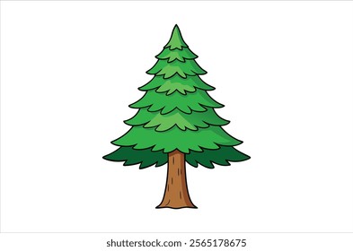 cedar vector,  icon vector illustration, cedar silhouette of a cedar isolated on a white background, eps, png, vector,