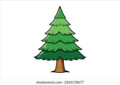 cedar vector,  icon vector illustration, cedar silhouette of a cedar isolated on a white background, eps, png, vector,