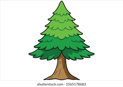 cedar vector,  icon vector illustration, cedar silhouette of a cedar isolated on a white background, eps, png, vector,