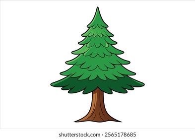 cedar vector,  icon vector illustration, cedar silhouette of a cedar isolated on a white background, eps, png, vector,