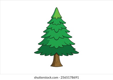 cedar vector,  icon vector illustration, cedar silhouette of a cedar isolated on a white background, eps, png, vector,