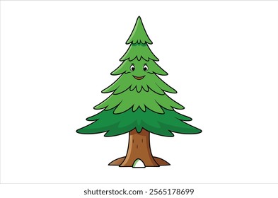 cedar vector,  icon vector illustration, cedar silhouette of a cedar isolated on a white background, eps, png, vector,