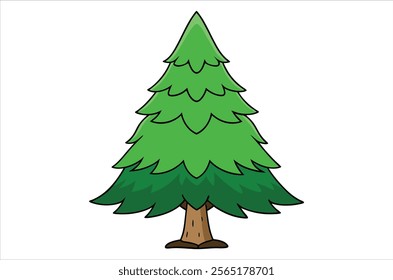 cedar vector,  icon vector illustration, cedar silhouette of a cedar isolated on a white background, eps, png, vector,