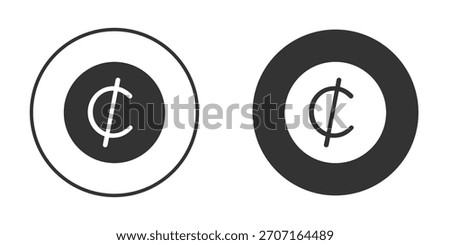 Cedi signs for website design, logo for web and apps.