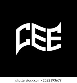 Diseño del logotipo de CEE, logotipo simple y moderno de CEE. Diseño de alfabeto lujoso CEE  