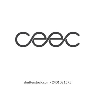 vector libre de logotipo de palabra ceec