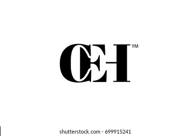 CEH Logo Branding Letter. Vector graphic design. Useful as app icon, alphabet combination, clip-art, and etc.