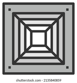 ceiling air icon vector illustration .