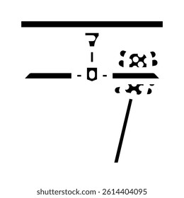 ceiling fan cleaning home maintenance glyph icon vector. ceiling fan cleaning home maintenance sign. isolated symbol illustration