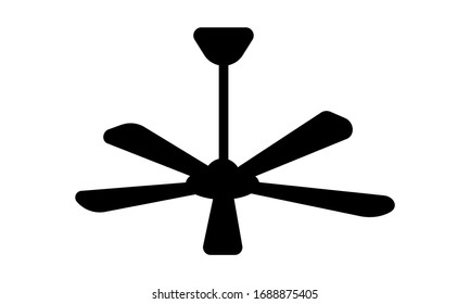 Ceiling fan, cooler, fan,fan bracket, mini fan, wall fan free vector icon