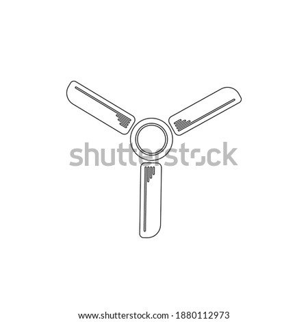 A ceiling fan icon design.