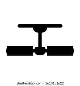 ceiling fan icon isolated sign symbol vector illustration - high quality black style vector icons
