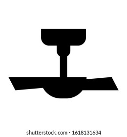 ceiling fan icon isolated sign symbol vector illustration - high quality black style vector icons
