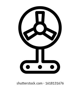 ceiling fan icon isolated sign symbol vector illustration - high quality black style vector icons
