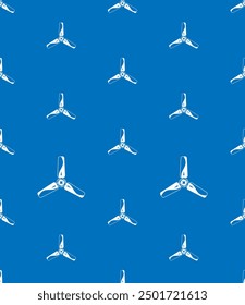 Ceiling Fan Icon Seamless Pattern, Fan Icon, Electric Ceiling Fan Vector Art Illustration