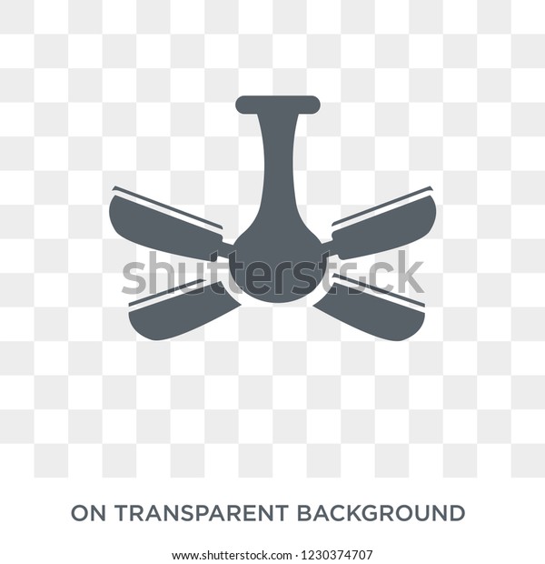 Ceiling Fan Icon Trendy Flat Vector Stock Vector Royalty Free