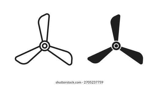 Ceiling fan icon for web design, mobile apps