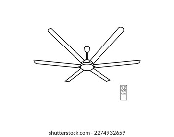 
ceiling fan vector design and line art. ceiling fan vector art, icons, and vector images. ceiling fan with white background.