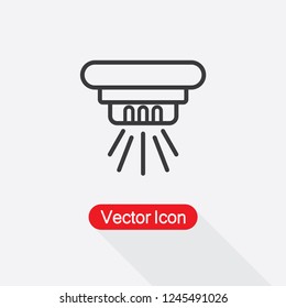 Ceiling Fire Extinguisher Icon Vector Illustration Eps10