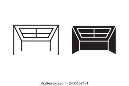 Ceiling frame icon set. vector illustration