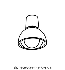 ceiling lamp bulb with electricity light