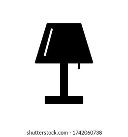 ceiling lamp icon  with glyph style vector for your web design, logo, UI. illustration