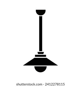 Ceiling lamp icon,  isolated on white background.