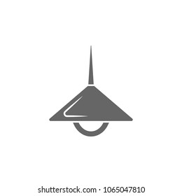 Ceiling lamp icon. Simple element illustration. Ceiling lamp symbol design template. Can be used for web and mobile on white background