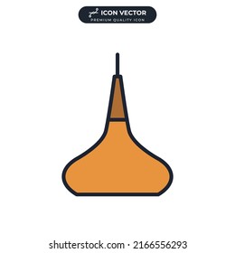 ceiling lamp icon symbol template for graphic and web design collection logo vector illustration